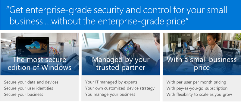 Windows 10 Enterprise E3 Features